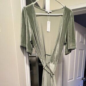 XXL Baltic Born Velvet Wrap Dress